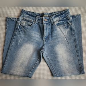 30/30 Carbon Men's Relaxed Straight Light Blue Denim Jeans